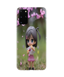 Cute Girl Mobile Back Case for Galaxy S20 Plus (Design - 92)