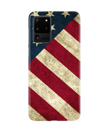 America Mobile Back Case for Galaxy S20 Ultra (Design - 79)