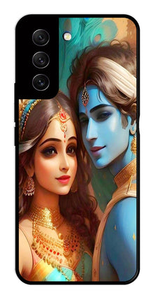 Lord Radha Krishna Metal Mobile Case for Samsung Galaxy S21 FE 5G