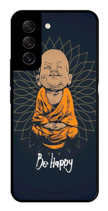 Be Happy Metal Mobile Case for Samsung Galaxy S21 FE 5G