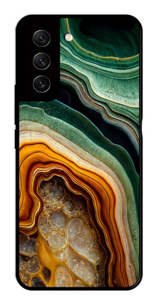 Marble Design Metal Mobile Case for Samsung Galaxy S21 FE 5G