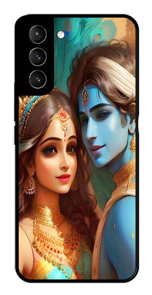 Lord Radha Krishna Metal Mobile Case for Samsung Galaxy S22 Plus 5G