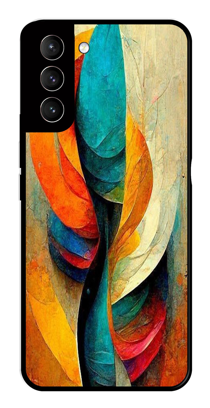 Modern Art Metal Mobile Case for Samsung Galaxy S21 5G   (Design No -11)