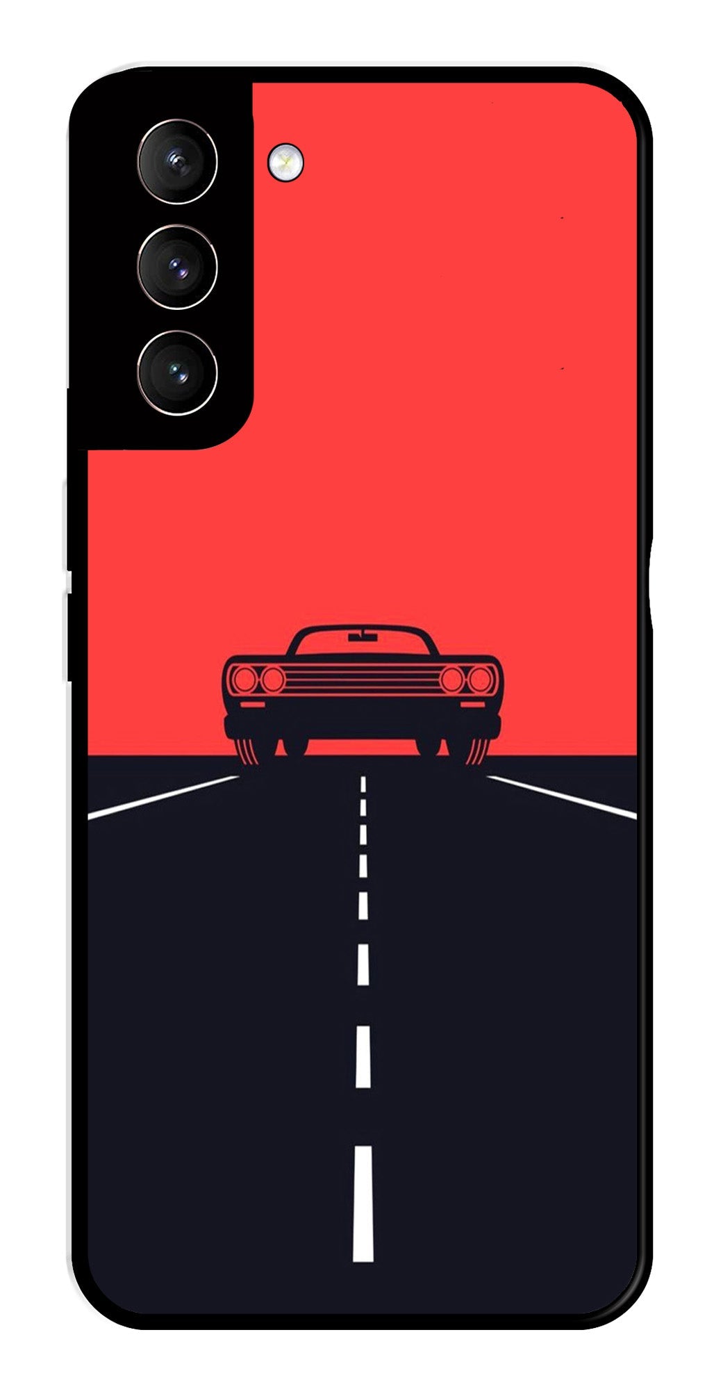 Car Lover Metal Mobile Case for Samsung Galaxy S21 5G   (Design No -21)