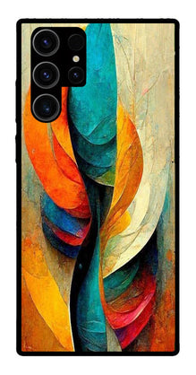 Modern Art Metal Mobile Case for Samsung Galaxy S22 Ultra 5G