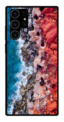 Sea Shore Metal Mobile Case for Samsung Galaxy S23 Ultra 5G