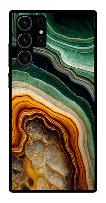 Marble Design Metal Mobile Case for Samsung Galaxy S22 Ultra 5G