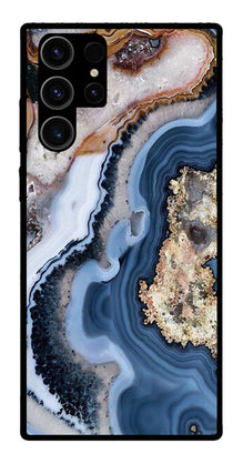 Marble Design Metal Mobile Case for Samsung Galaxy S23 Ultra 5G