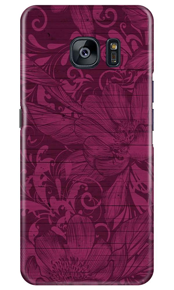 Purple Backround Case for Samsung Galaxy S7 Edge