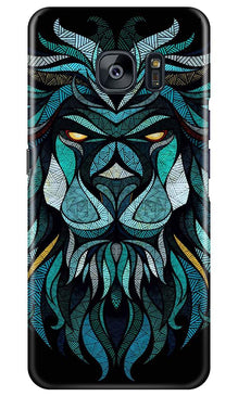 Lion Mobile Back Case for Samsung Galaxy S7 Edge (Design - 314)