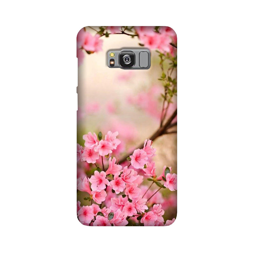 Pink flowers Case for Galaxy S8