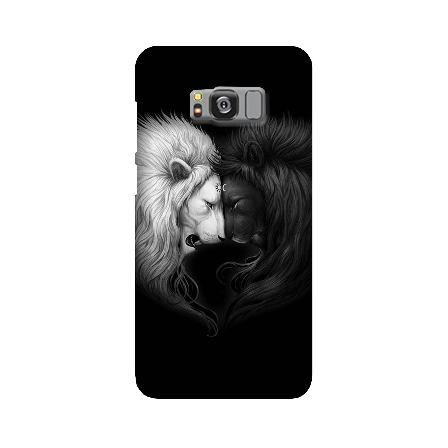 Dark White Lion Case for Galaxy S8 Plus  (Design - 140)