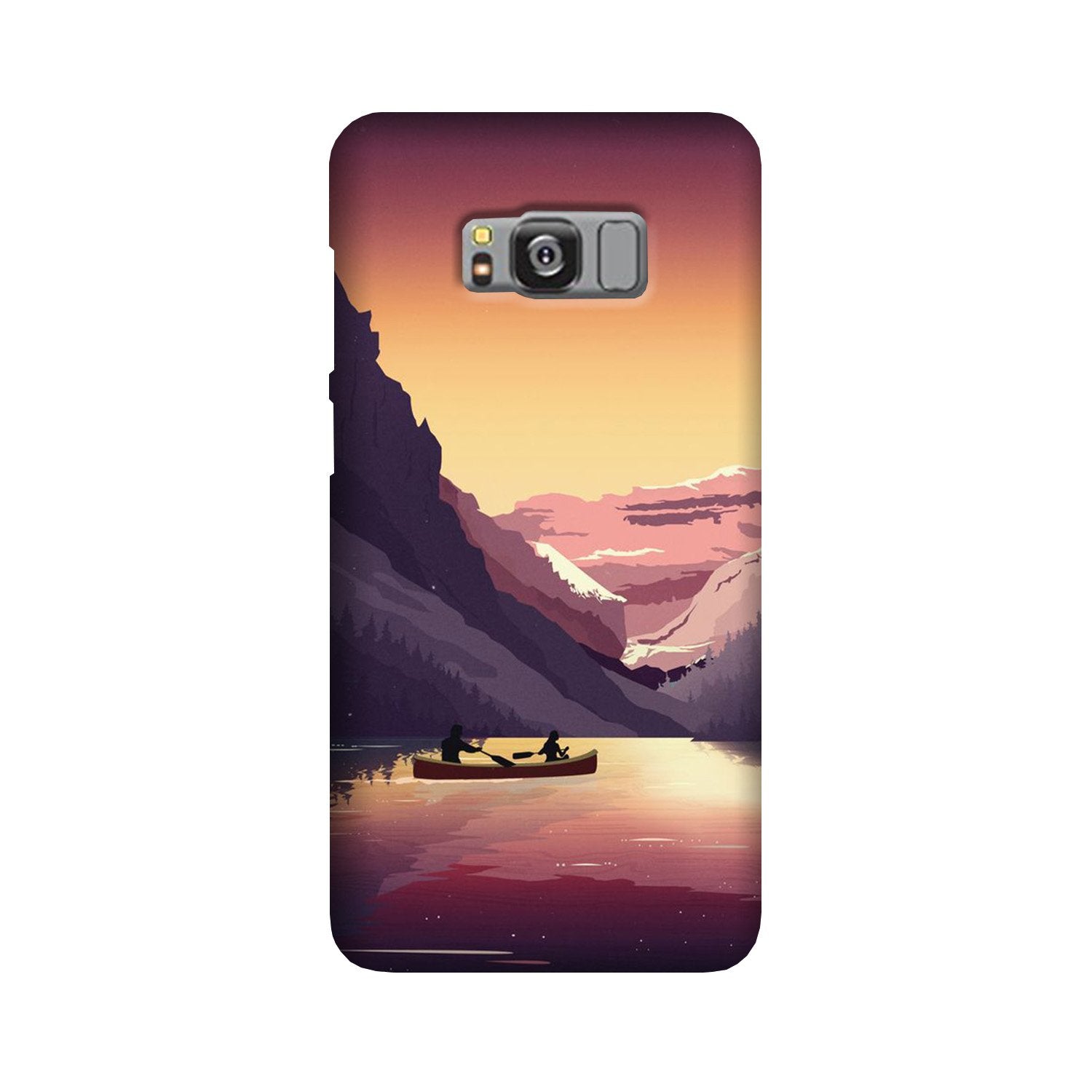 Mountains Boat Case for Galaxy S8 Plus (Design - 181)