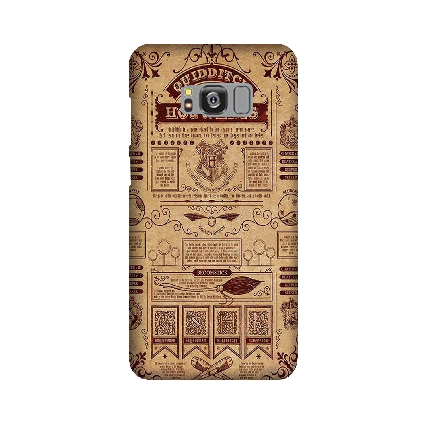 Hogwarts Mobile Back Case for Galaxy S8 Plus  (Design - 304)