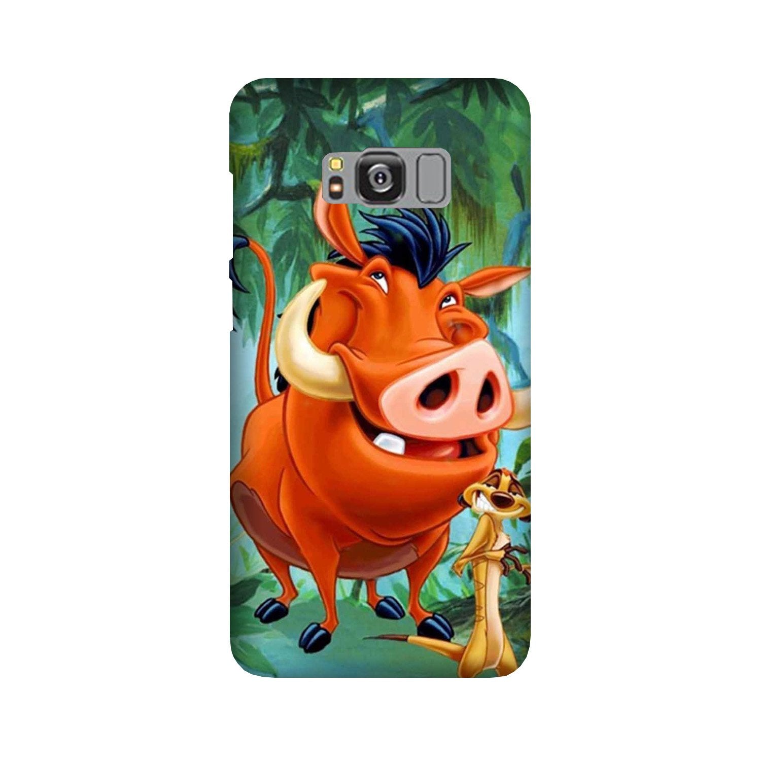 Timon and Pumbaa Mobile Back Case for Galaxy S8 Plus  (Design - 305)