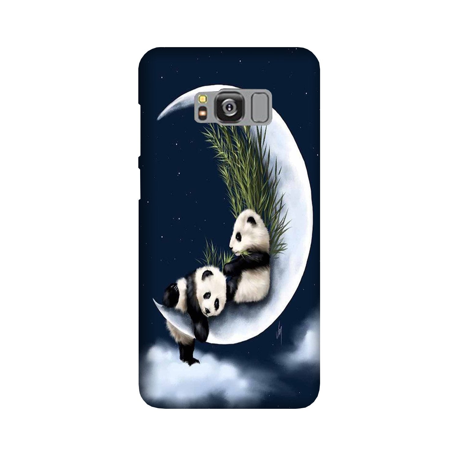 Panda Moon Mobile Back Case for Galaxy S8 Plus  (Design - 318)