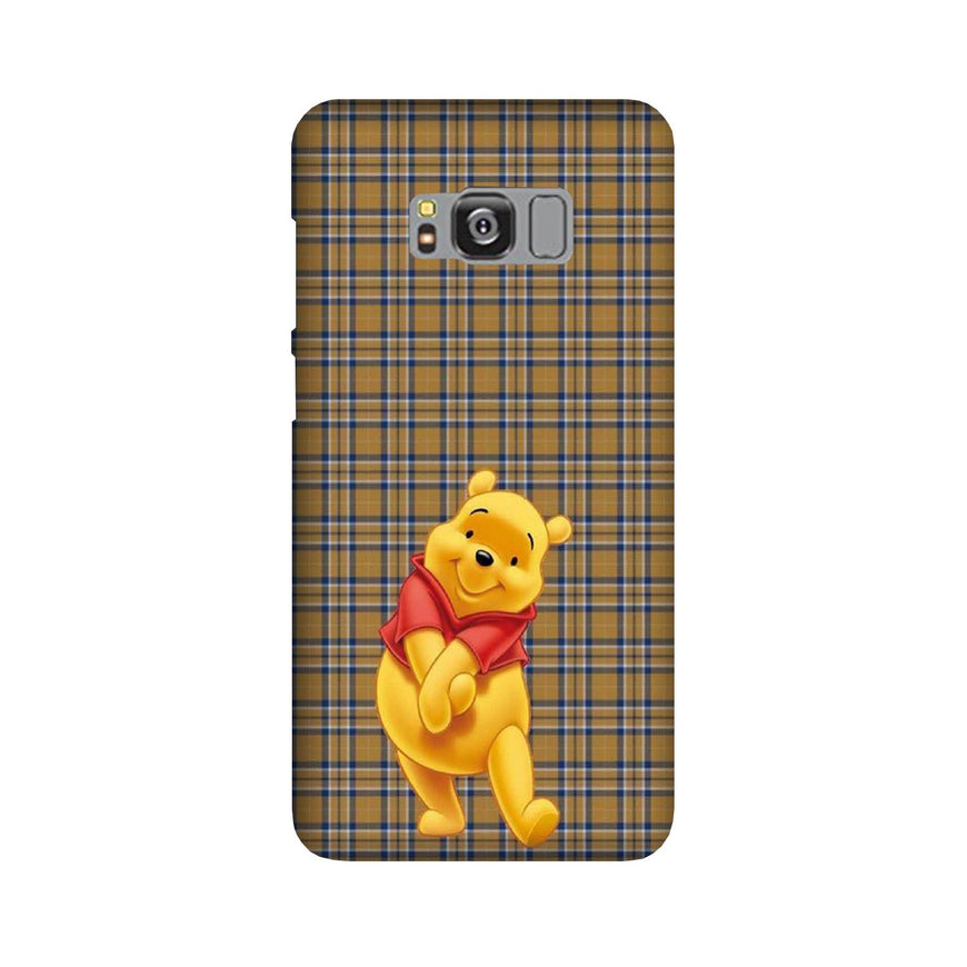 Pooh Mobile Back Case for Galaxy S8  (Design - 321)