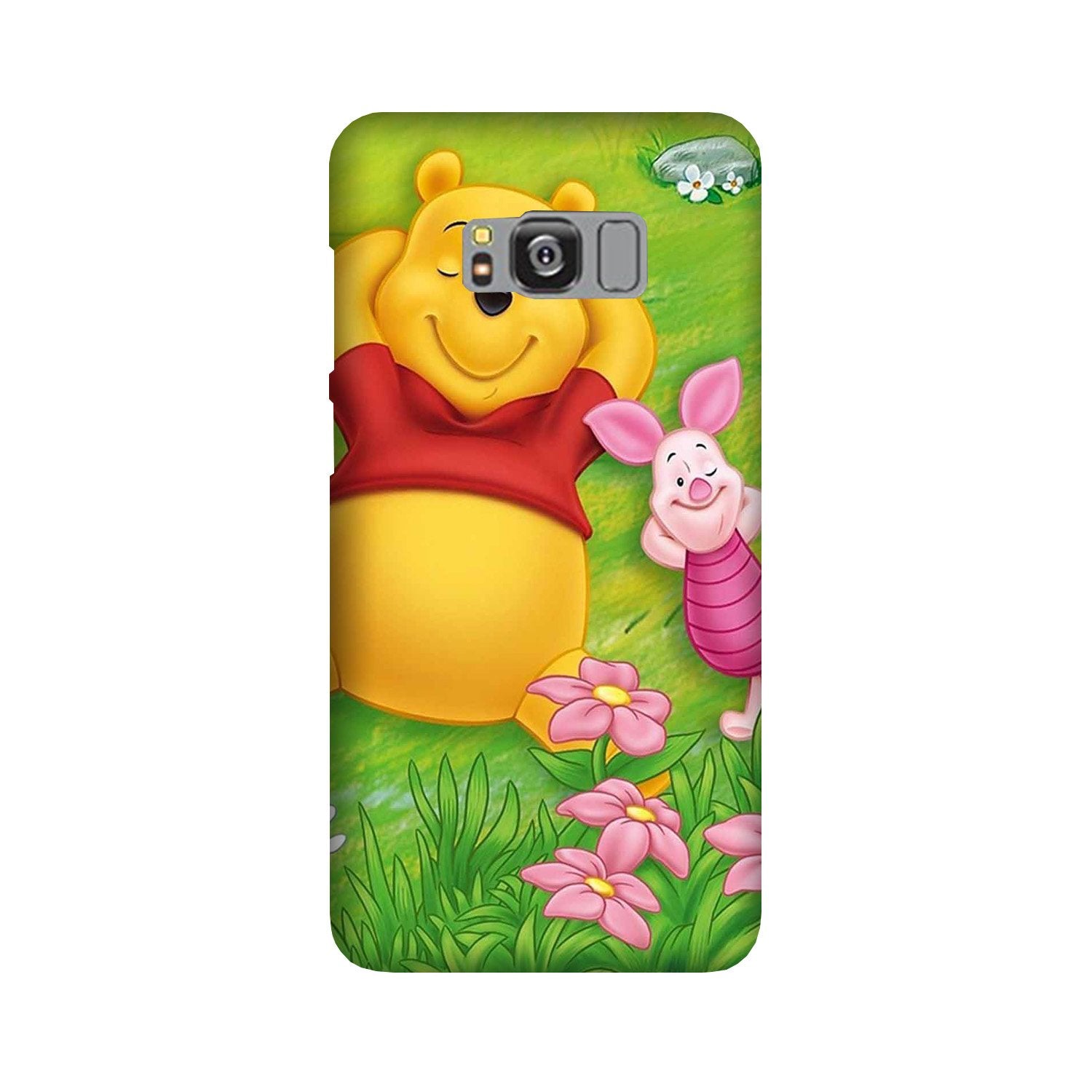 Winnie The Pooh Mobile Back Case for Galaxy S8 Plus  (Design - 348)