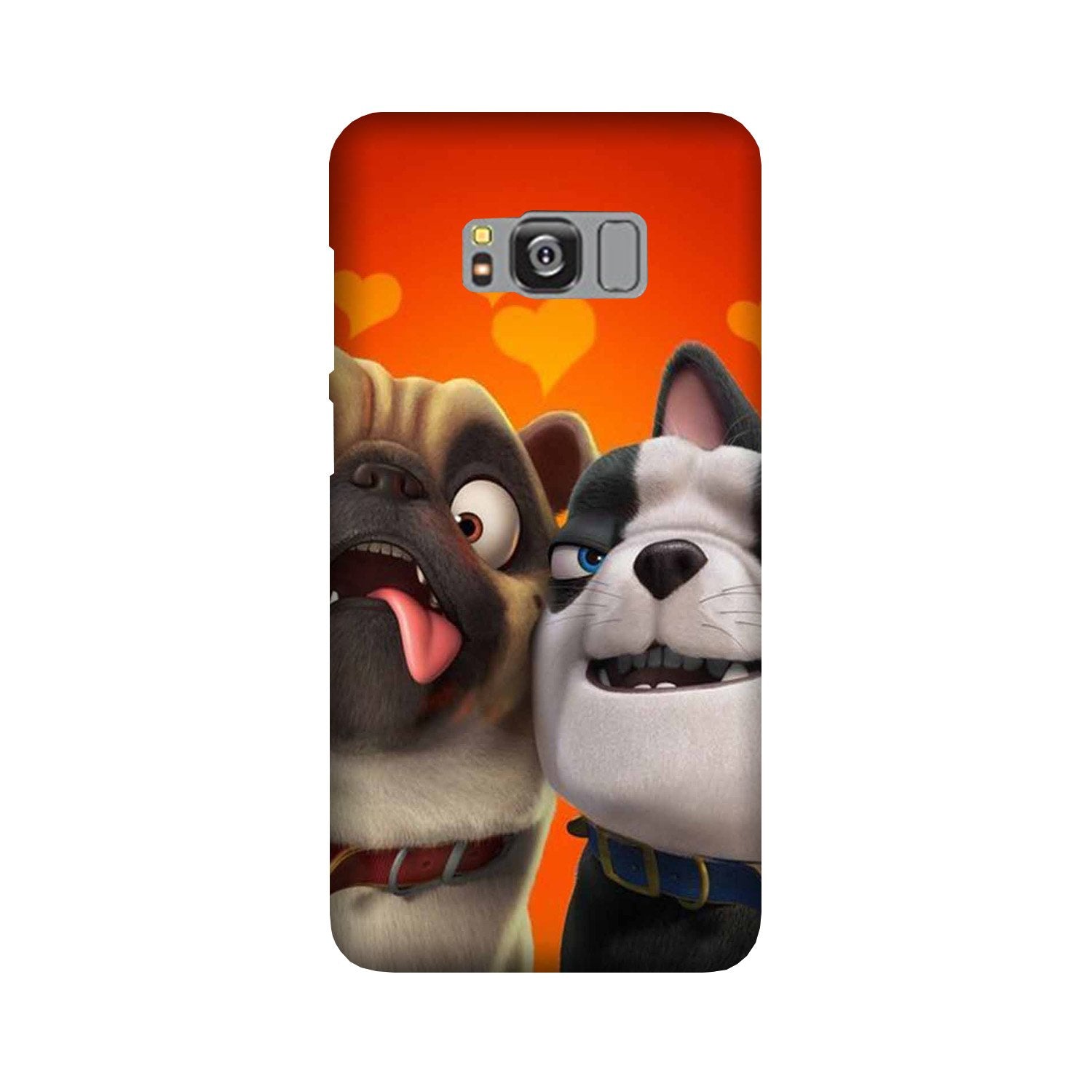 Dog Puppy Mobile Back Case for Galaxy S8 Plus  (Design - 350)