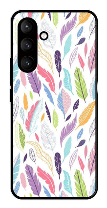 Colorful Feathers Metal Mobile Case for Samsung Galaxy S24 5G