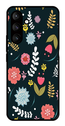 Floral Pattern2 Metal Mobile Case for Samsung Galaxy S24 5G