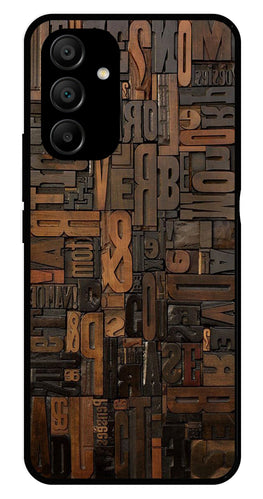 Alphabets Metal Mobile Case for Samsung Galaxy A15 5G   (Design No -32)