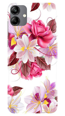 Beautiful flowers Mobile Back Case for Samsung Galaxy M04 (Design - 23)