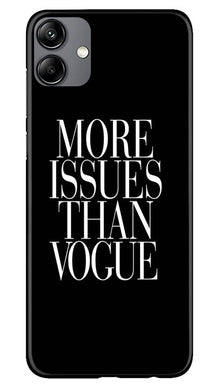 More Issues than Vague Mobile Back Case for Samsung Galaxy M04 (Design - 74)