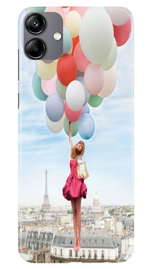 Girl with Baloon Mobile Back Case for Samsung Galaxy M04 (Design - 84)