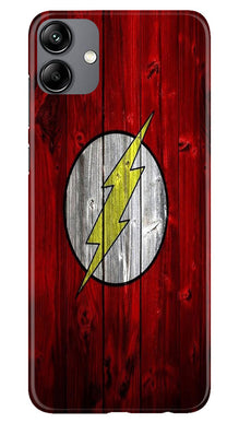 Flash Superhero Mobile Back Case for Samsung Galaxy M04  (Design - 116)