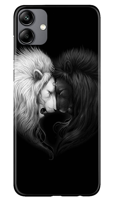 Dark White Lion Case for Samsung Galaxy A04  (Design - 140)