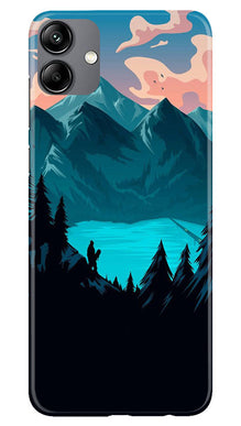 Mountains Mobile Back Case for Samsung Galaxy A04 (Design - 155)