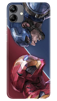 Ironman Captain America Mobile Back Case for Samsung Galaxy A04 (Design - 214)