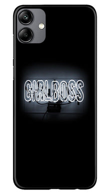 Girl Boss Black Mobile Back Case for Samsung Galaxy A04e (Design - 237)