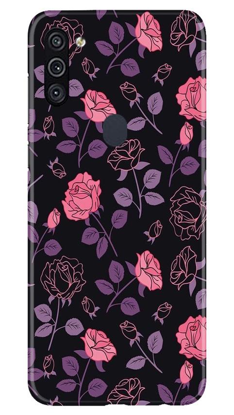 Rose Black Background Case for Samsung Galaxy A11