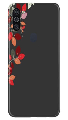 Grey Background Mobile Back Case for Samsung Galaxy A11 (Design - 71)