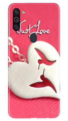 Just love Mobile Back Case for Samsung Galaxy A11 (Design - 88)