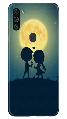 Love Couple Mobile Back Case for Samsung Galaxy A11  (Design - 109)