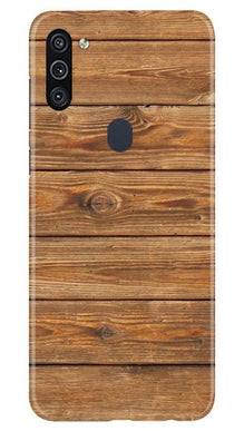 Wooden Look Mobile Back Case for Samsung Galaxy A11  (Design - 113)