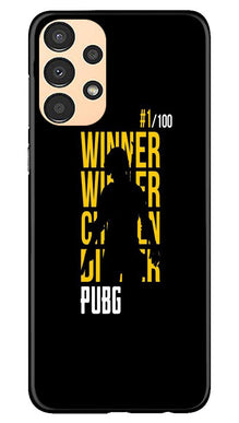 Pubg Winner Winner Mobile Back Case for Samsung Galaxy A13  (Design - 146)
