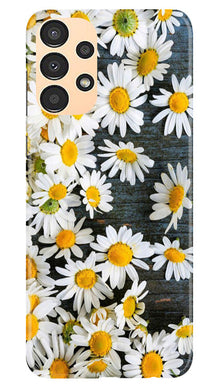 White flowers2 Mobile Back Case for Samsung Galaxy A13 (Design - 62)