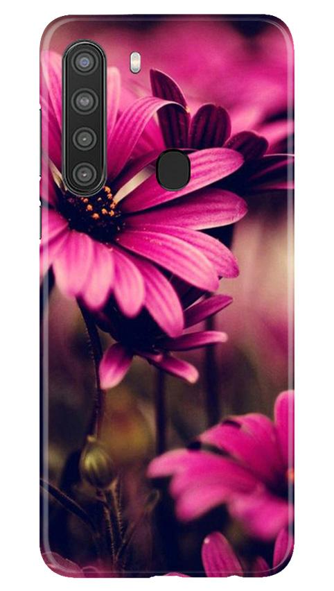 Purple Daisy Case for Samsung Galaxy A21