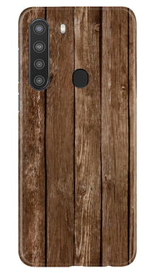 Wooden Look Mobile Back Case for Samsung Galaxy A21  (Design - 112)