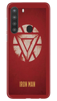 Iron Man Superhero Mobile Back Case for Samsung Galaxy A21  (Design - 115)