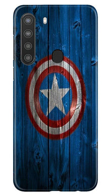 Captain America Superhero Mobile Back Case for Samsung Galaxy A21  (Design - 118)