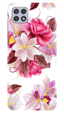 Beautiful flowers Mobile Back Case for Samsung Galaxy A22 (Design - 23)