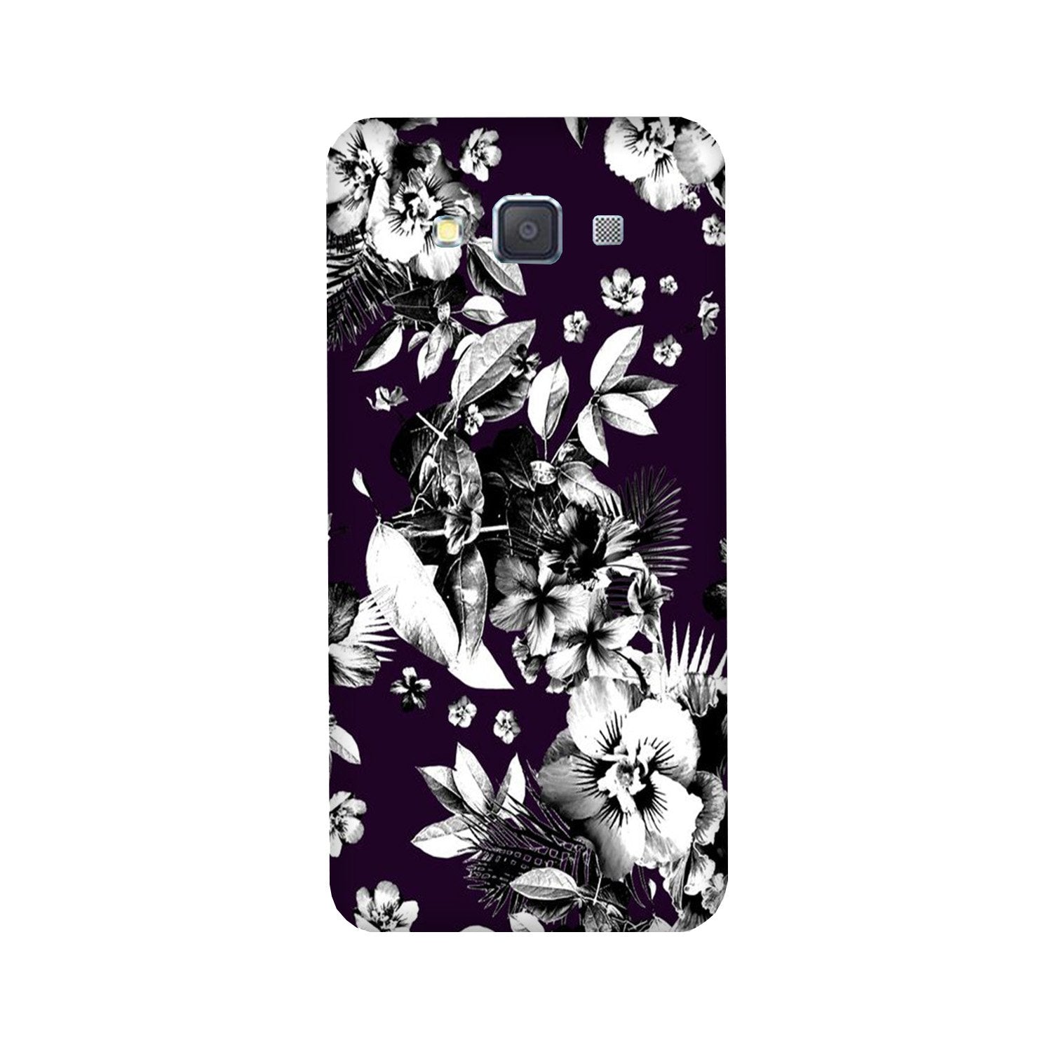 white flowers Case for Galaxy E5