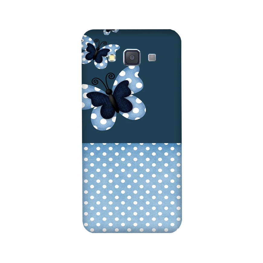 White dots Butterfly Case for Galaxy E5