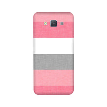 Pink white pattern Case for Galaxy E7