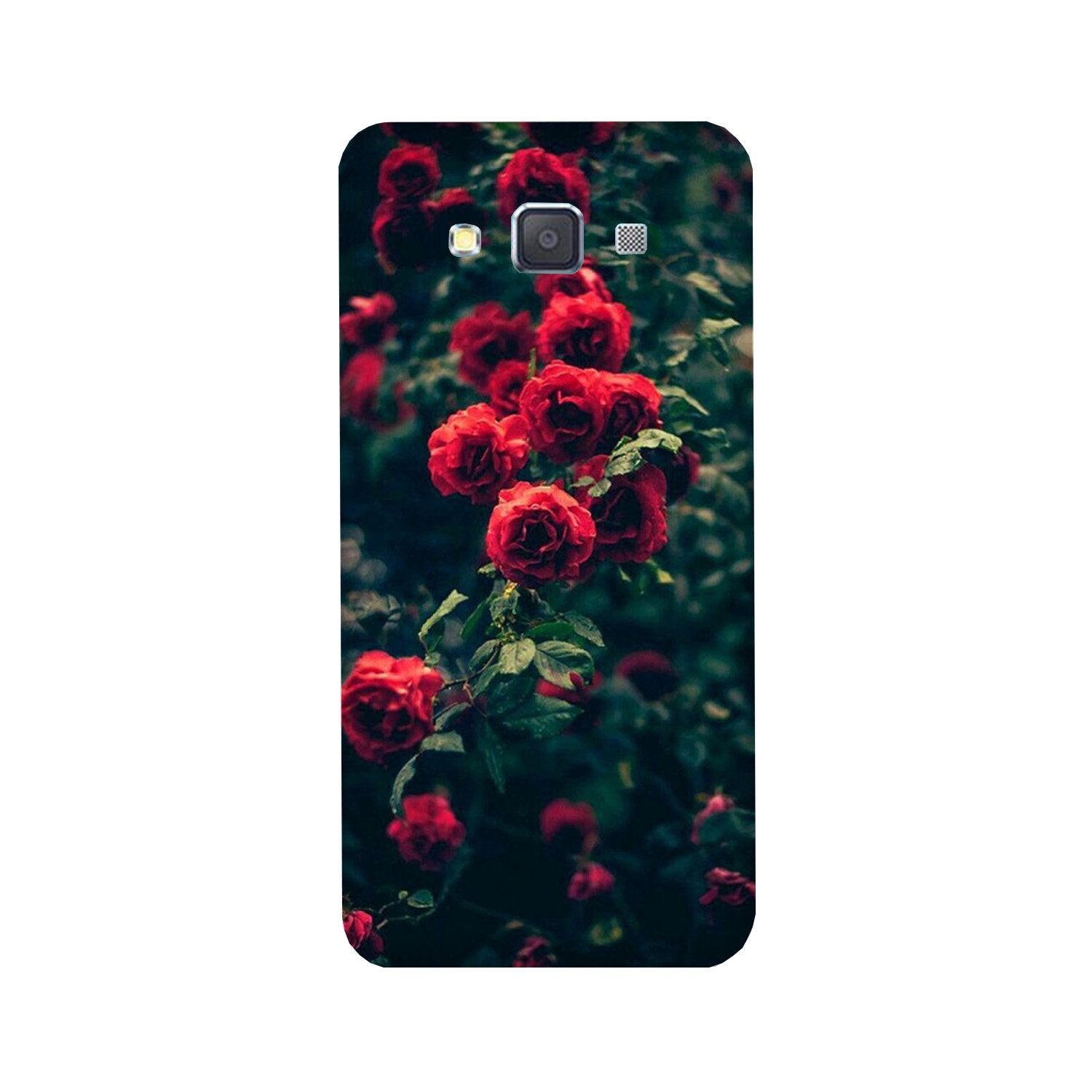 Red Rose Case for Galaxy E5